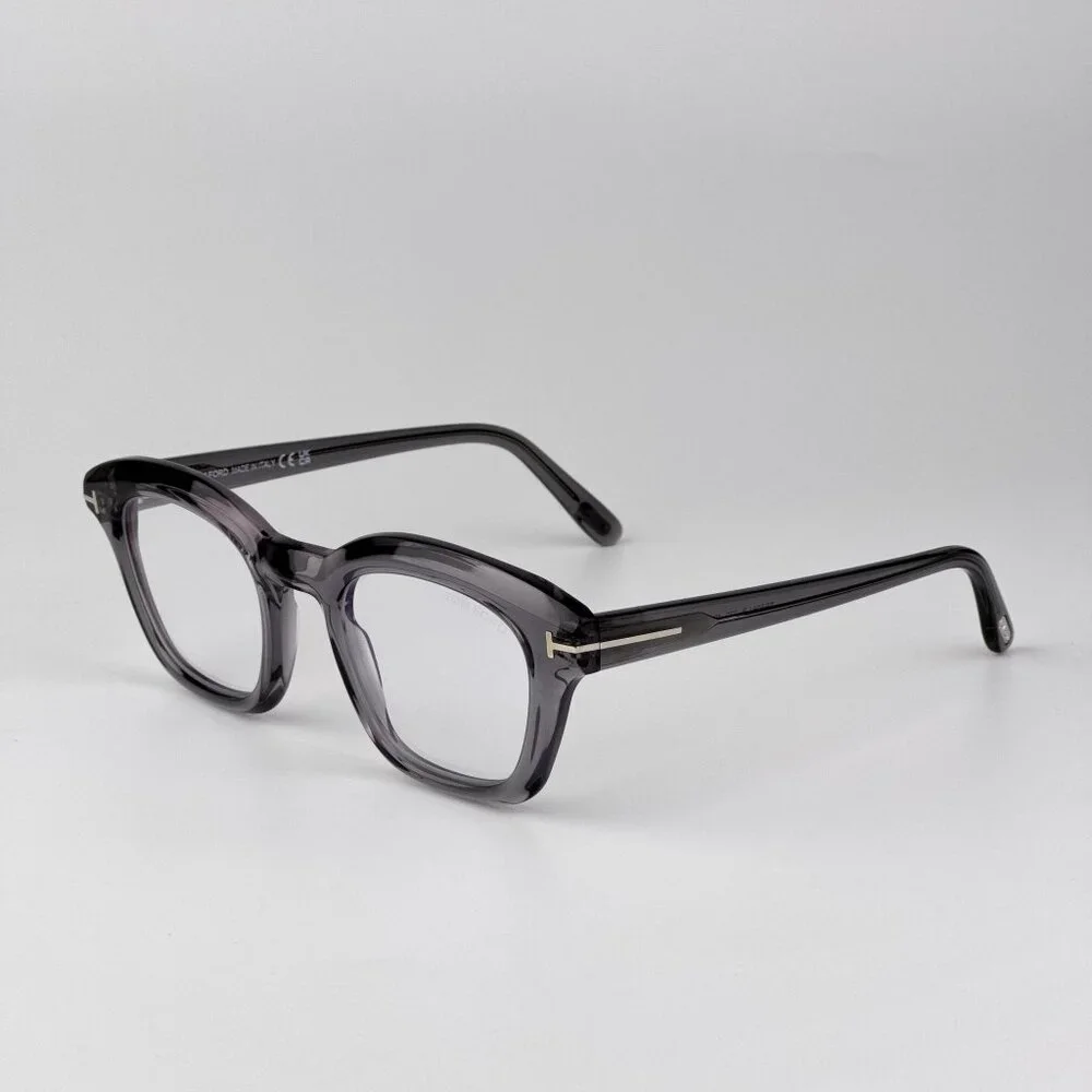 Tom Ford FT5961-B Eyeglasses – Grey Square Frame | Unisex Model FT5961-B 020